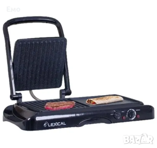 Грил преса и скара 3 в 1 -  Lexical LSM-2550- 1 - Гаранция 24 месеца , снимка 4 - Скари - 48446283
