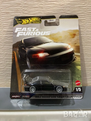 hot wheels fast & furious 1993 honda civic coupe ex ej1