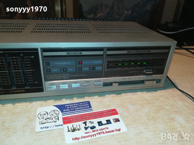 fisher ca-58 amplifier 260w-made in japan/sweden 2210201852, снимка 5 - Ресийвъри, усилватели, смесителни пултове - 30520596