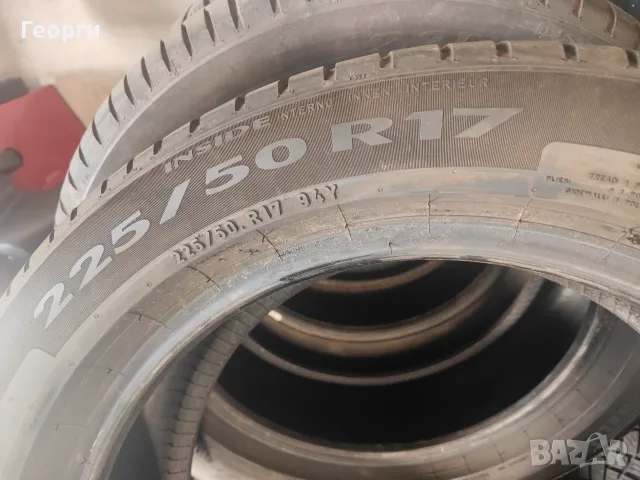 2бр.летни гуми 225/50/17 Pirelli, снимка 6 - Гуми и джанти - 56153212