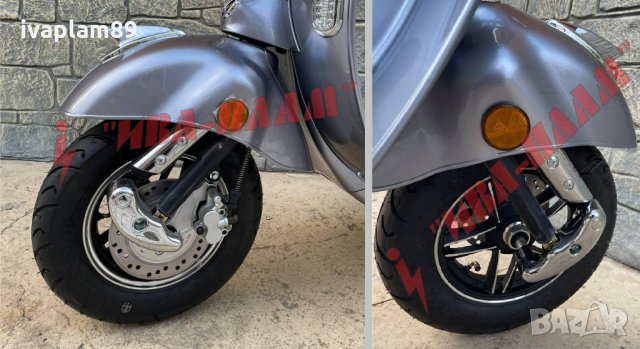 Електрически скутер Elektro Futura дизайн Vespa 4000W 20Ah/7 4000W 20Ah/72V+документи за регистрация, снимка 6 - Мотоциклети и мототехника - 34447495