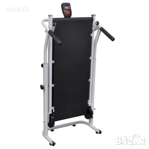 vidaXL Мини бягаща пътека, сгъваема, 93x36 см, черна, снимка 3 - Фитнес уреди - 56148349