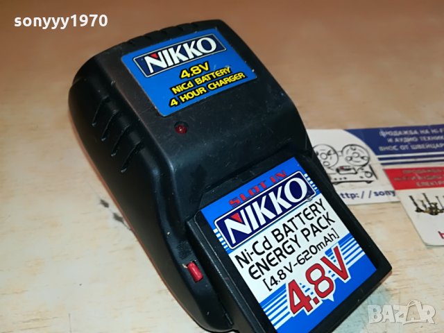 nikko charger+battery pack-внос france 0908211148, снимка 2 - Електрически играчки - 33763698