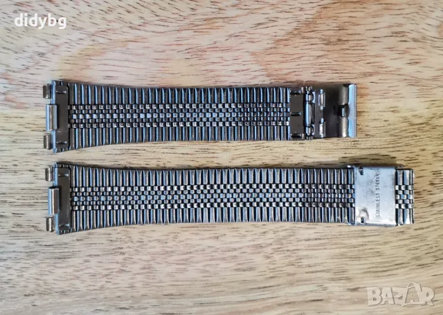 Верижка за часовник 18 мм черна, снимка 2 - Мъжки - 49112923