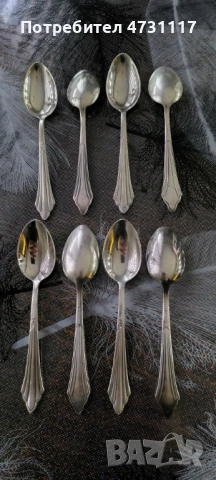 Дълбоко посребрени лъжички за кафе/чай 90-100 посребряване!, снимка 9 - Прибори за хранене, готвене и сервиране - 54099869
