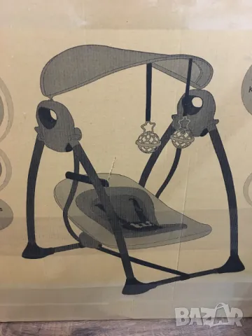 бебешка / детска люлка шезлонг със сенник / градинска, снимка 2 - Детски люлки - 48371619