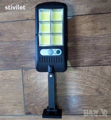 Соларна LED Лампа + Датчик движение безплатна доставка до офис на ЕКОНТ.