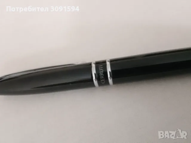   Писалка черутти черно и хром  CERRUTI 1881  , снимка 9 - Антикварни и старинни предмети - 49639721
