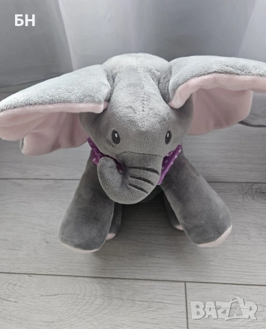 Музикално, интерактивно слонче, снимка 3 - Музикални играчки - 54343945