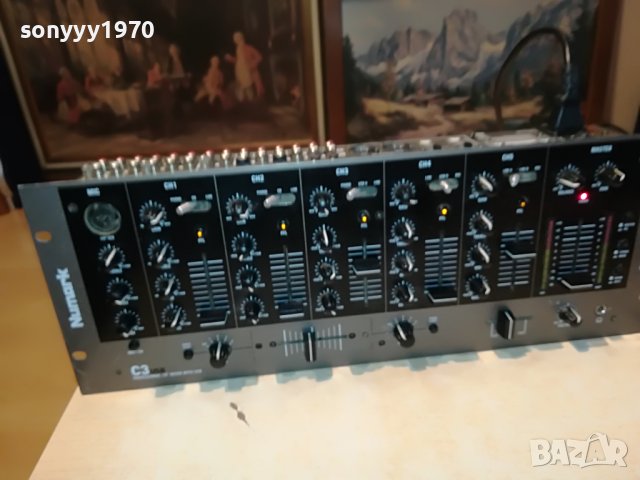 NUMARK PROFI MIXER-ВНОС SWISS 1506221850, снимка 3 - Ресийвъри, усилватели, смесителни пултове - 37098106