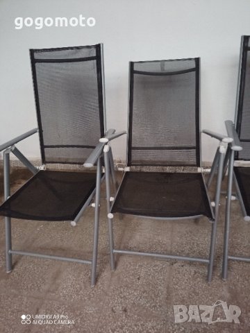 сгъваеми столове, шезлонг алуминиеви , снимка 3 - Къмпинг мебели - 42852042