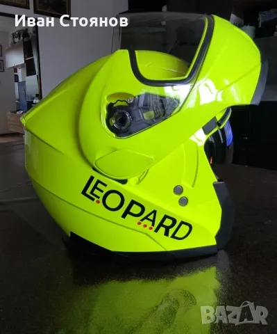 ПРОМОЦИЯ! - модуларна мото каска Leopard, Leo-838, размер L   , снимка 2 - Аксесоари и консумативи - 49945680