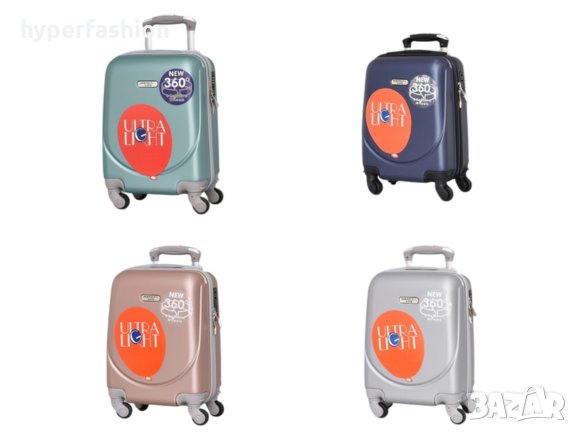 Твърд куфар за кабинен бафаж 40Х30Х20 СМ. КОД: 1217-16 в няколко цвята, снимка 1 - Куфари - 44191941