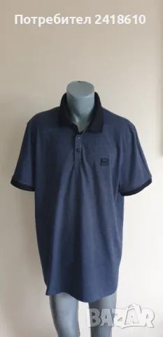 Hugo Boss PJeans Mercerised Slim Fit Pima Cotton Mens Size 2XL/3XL ОРИГИНАЛНА Тениска!, снимка 8 - Тениски - 49729268