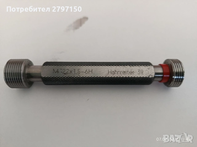 Резбови калибър., снимка 7 - Други инструменти - 54154342