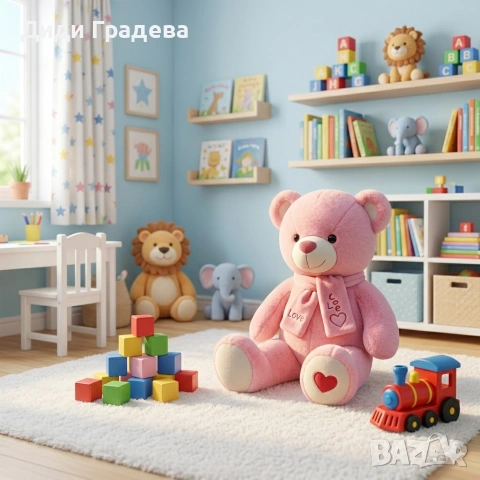 Голямо плюшено мече, снимка 3 - Плюшени играчки - 54100836