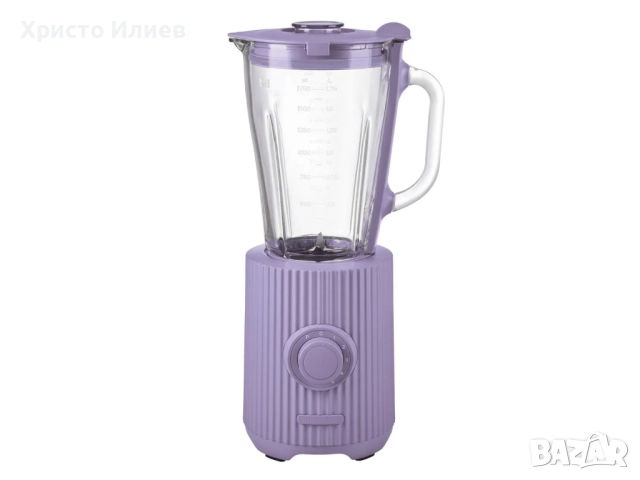 Блендер 600W Лилав стъклена кана, снимка 4 - Блендери - 52304375