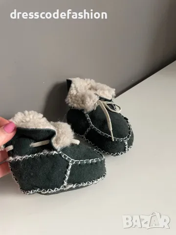 Сладурски бебешки буйки от естествена кожа, снимка 7 - Детски пантофи - 48039709