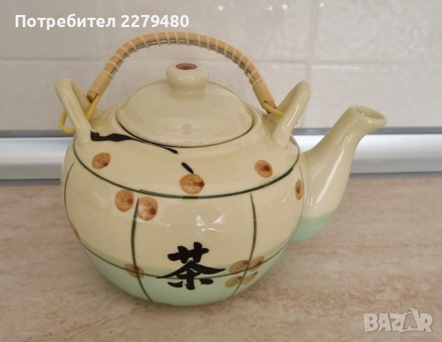  Чаши за чай и чайник, снимка 5 - Сервизи - 51806674