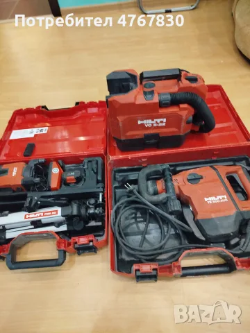 03 апр, 09:37 HILTI SDS MAX комбиниран къртач, акумулаторен шлайф, винтоверт, перфоратор с прахоулов, снимка 3 - Винтоверти - 54145268