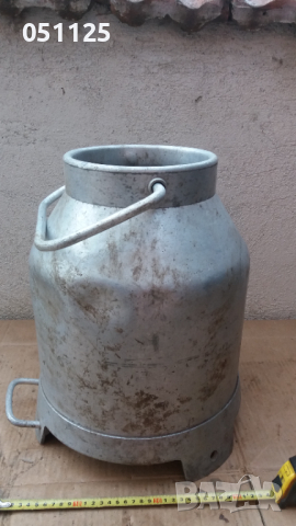 стар алуминиев гюм за мляко, 30 литра , снимка 5 - Антикварни и старинни предмети - 44529693