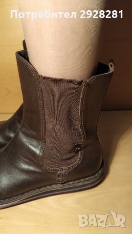 Дамски боти от естествена кожа, снимка 5 - Дамски боти - 31273893