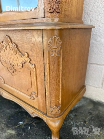 Ретро бюфет  витрина от две части, снимка 7 - Бюфети - 53958174