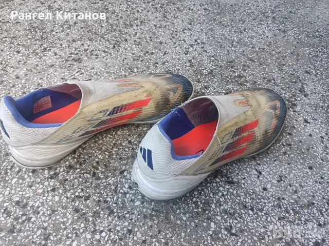 Футболни обувки Adidas F50 League Laceless (модел без връзки) от колекцията Advancement Pack., снимка 4 - Спортни обувки - 56202931