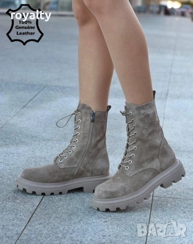 Равни боти - визон ЕСТЕСТВЕН велур