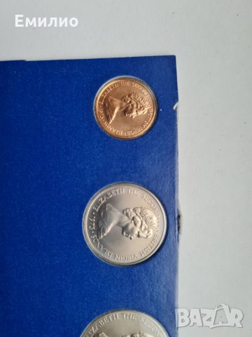 British Virgin Islands 1 c ,5 c,10 c,& 25 cents 1973 год. BUNC , снимка 5 - Нумизматика и бонистика - 34989494