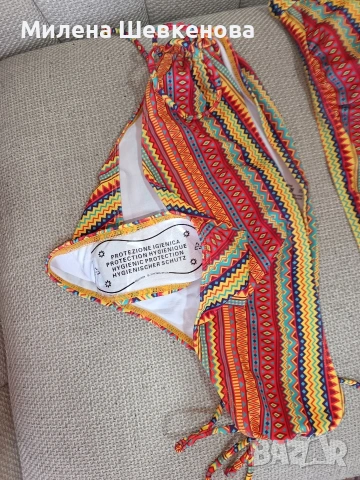 Нов бански с висока талия, р-р L, снимка 6 - Бански костюми - 53925576