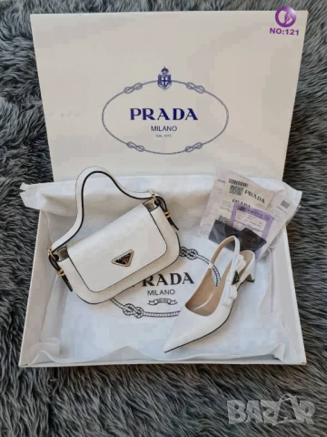 обувки на ток prada , снимка 4 - Дамски обувки на ток - 51301597