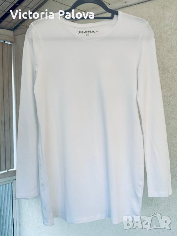 Блуза органик памук MAMA, снимка 4 - Дрехи за бременни - 38275311