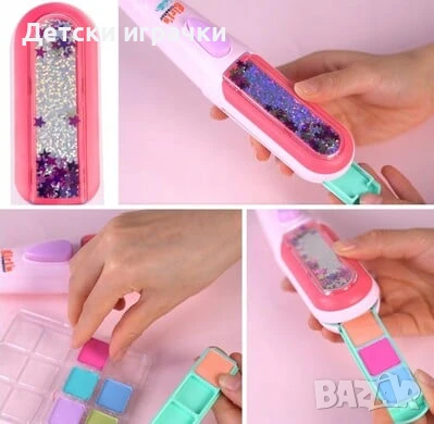 Комплект за прически с преса за коса, за кичури, фризьорски комплект с тебешир за коса, снимка 3 - Други - 49515979