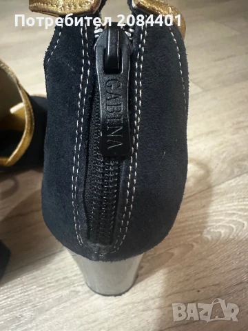 Елегантни сандали на ток Gabina 37 номер, снимка 3 - Сандали - 51020904