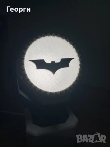 Batman 3D LED нощна лампа, снимка 3 - Детски нощни лампи - 56227012