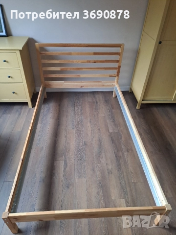 Рамка за легло TARVA от Икеа за матрак 120 / 200 см., снимка 4 - Спални и легла - 52885533