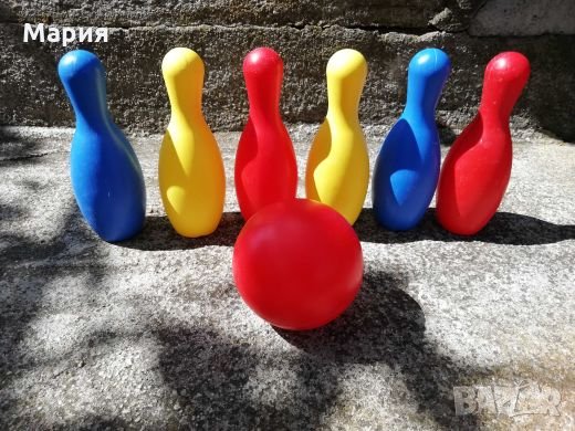 Кегли и топка-детски играчки, снимка 4 - Играчки за стая - 30104468