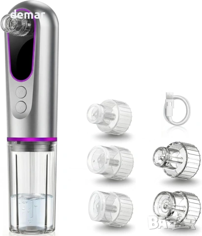 Вакуум за премахване на черни точки, акумулаторен екстрактор на пори с 5 глави