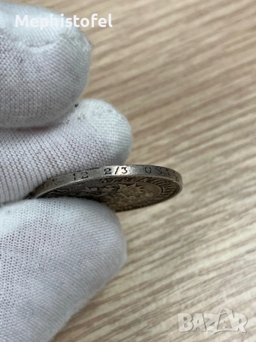 2 марки 1865 г, Финландия / Руска империя - сребърна монета, рядка, снимка 3 - Нумизматика и бонистика - 52825136