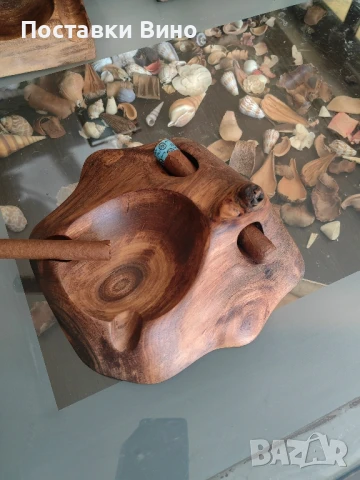 Пепелник за пури, снимка 6 - Табакери - 50203000