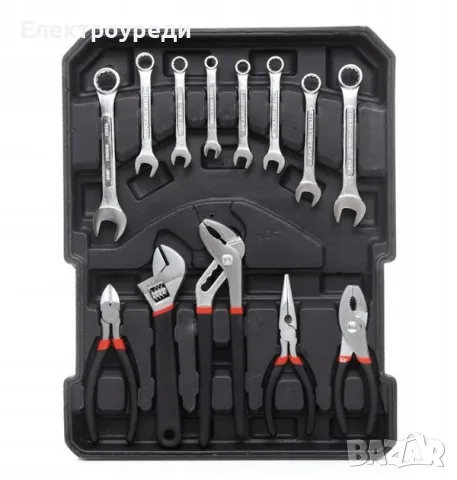 Немски Куфар с Инструменти 1050 части BLT, снимка 7 - Куфари с инструменти - 47617306