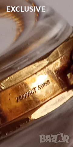 Швейцарски часовник Titus автоматик , с златна верижка 18к Договаряне!, снимка 4 - Дамски - 43152083