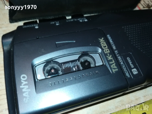 SANYO+КАСЕТА+КОЖЕН КЕЙС-ВНОС SWISS 2210250738, снимка 5 - Радиокасетофони, транзистори - 52138517