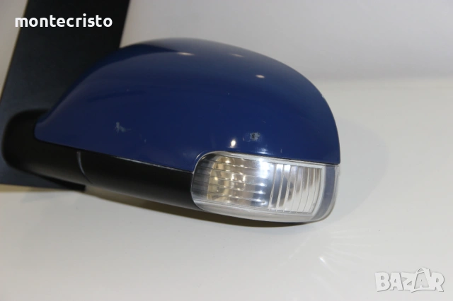 Ляво електрическо огледало VW Touran (2003-2010г.) 6 пина / Син Синьо, снимка 5 - Части - 53028120