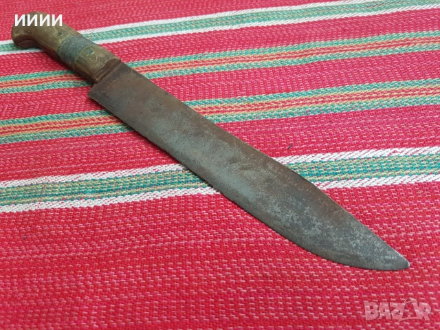 Балкански боен нож , снимка 3 - Антикварни и старинни предмети - 53327338