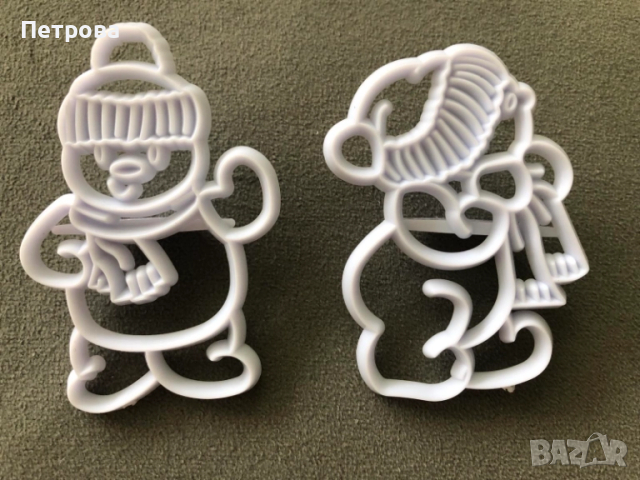 Коледни резци за щамповане - 2 модела, снимка 5 - Форми - 27417648