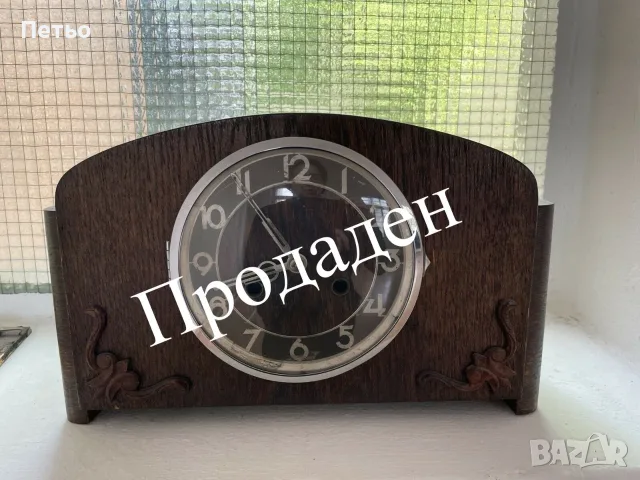 Ретро немски механичен каминен часовник – три броя, снимка 3 - Антикварни и старинни предмети - 55777580