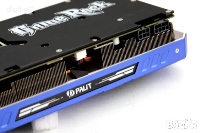 Видеокарта Palit GeForce GTX 1080 8GB GameRock Premium 12 м. Гаранция, снимка 2 - Видеокарти - 49572770