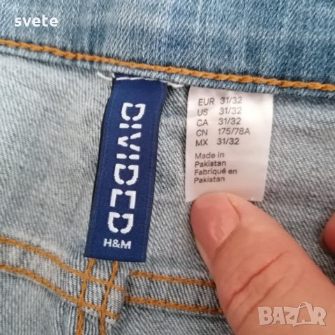 Дамски дънки накъсани Н&М, снимка 3 - Дънки - 29312499